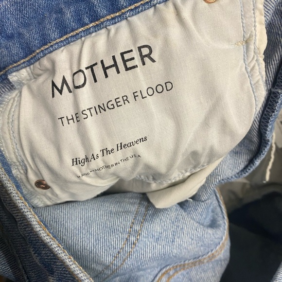 MOTHER STINGER FLOOD IN HIGH AS THE HEAVENS STRAIGHT SKINNY,HIGH RISE,BUTTON FLY - Picture 10 of 15